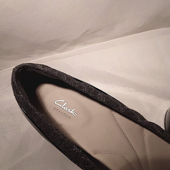 Clarks Artisan Tealia Sera Black Grey Officecore Corpcore Shoes Pumps - Picture 5 of 5